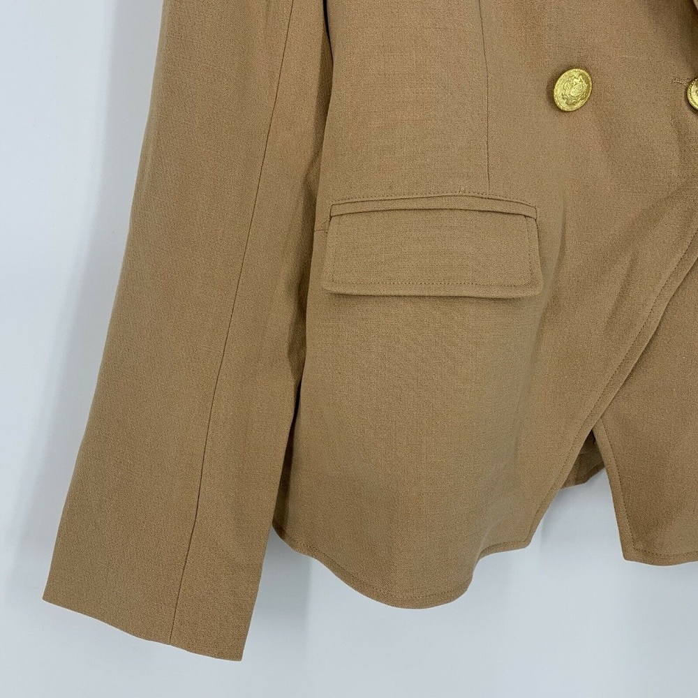 Missguided Double Breasted Military Blazer Jacket - Picture 7 of 12